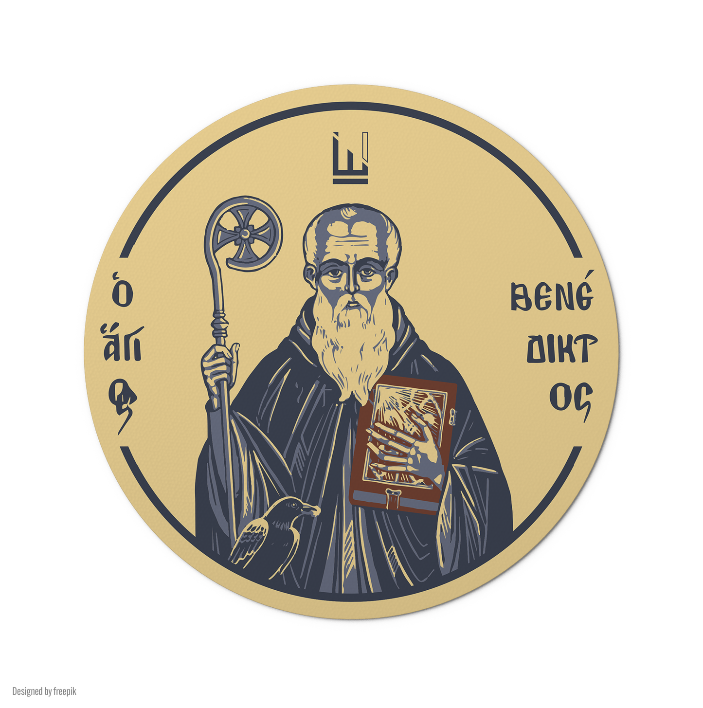 Benedict of Nursia - Sticker